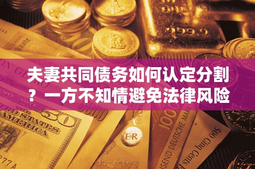 北京夫妻共同债务如何认定分割？一方不知情避免法律风险必看！